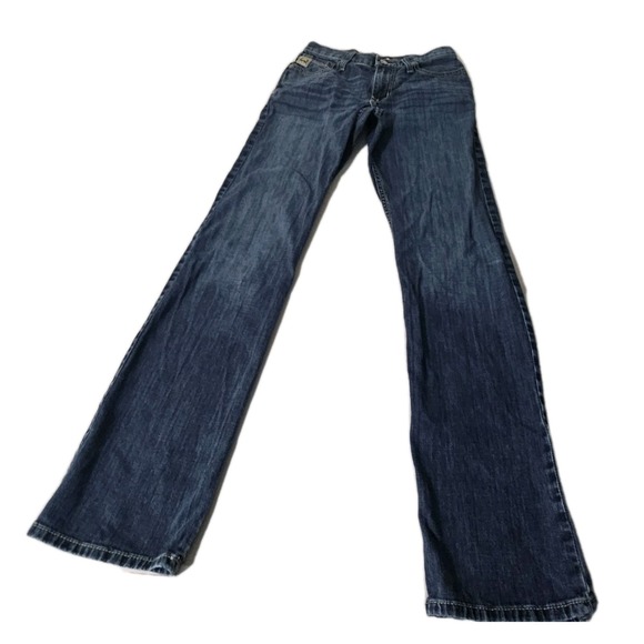 Cinch Jeans Mens 28x34 Blue GOLD LABEL Relaxed Fit Straight Leg Denim IAN - Picture 2 of 11